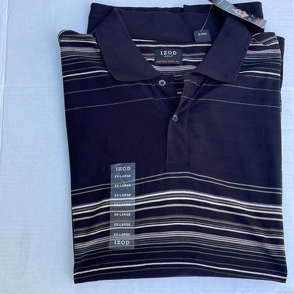 NWT Men s IZOD golf cotton cool FX polo. XXL